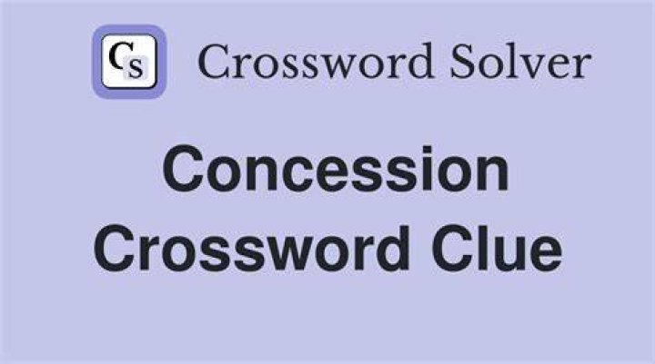Words of concession Crossword Clue